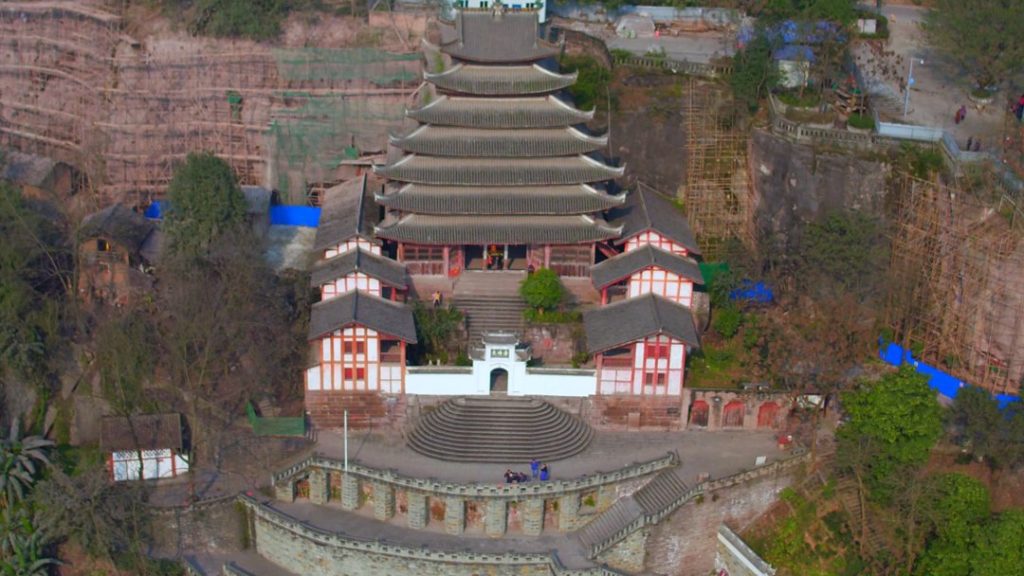 石門大佛寺全景（圖：封面新聞）