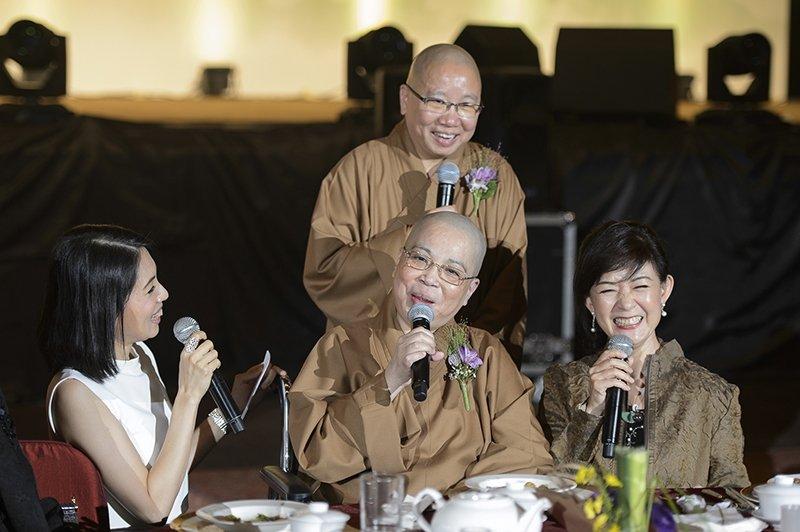 衍陽法師曾於今年9月出席「心種福田之扎根萌芽」素宴（圖：大覺福行中心）。